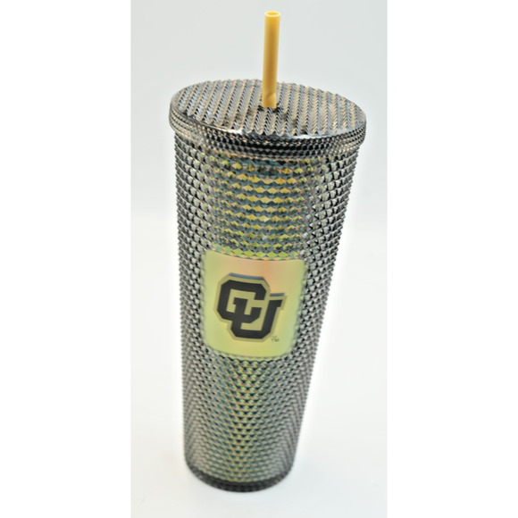 Starbucks x CU Boulder Studded Chroma Grid Tumbler with Straw – Limited Edition - Picture 1 of 4